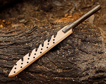 Wooden Short Sword Replica | Handmade Buster Sword | LARP Swords Prop | Display, Cosplay & Gift