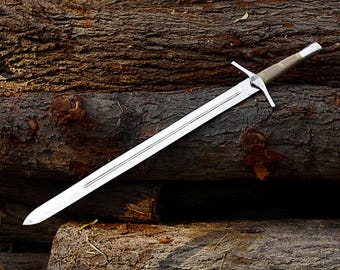 Engraved LongSword | Handmade Medieval Viking Sword | Classic Real Ancient-Stlye Inspired Blade