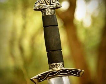 Viking Sword, Roman Sword, Medieval Sword, Long Sword, Hand Forged Sword, Sword with Scabbard, Viking Gifts, Groomsmen Gift, Birthday Gift.