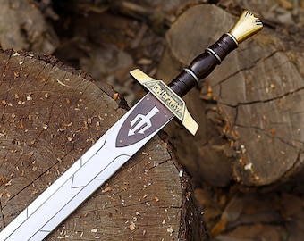 Handmade Viking Longsword | Medieval Stainless Steel Roman Sword for Cosplay & LARP