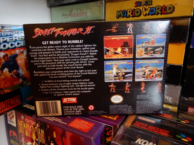 Jeu Super Nes - STREET FIGHTER II (US) loose
