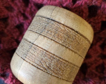 Large Handturned Shawl Ring