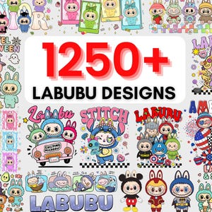 1250+ Labubu Design PNG Bundle | Kawaii Cute Digital Stickers |cute labubu png | labubu figures Art | labubu download | Labubu PNG Clipart