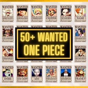 One piece wanted poster - Etsy 日本