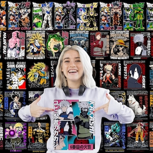 Mega Design Bundle: 10,000+ Designs, Anime, streetwear, anime vector, anime designs, Specially Anime Design Bundle Vector, Shirt Design Kit