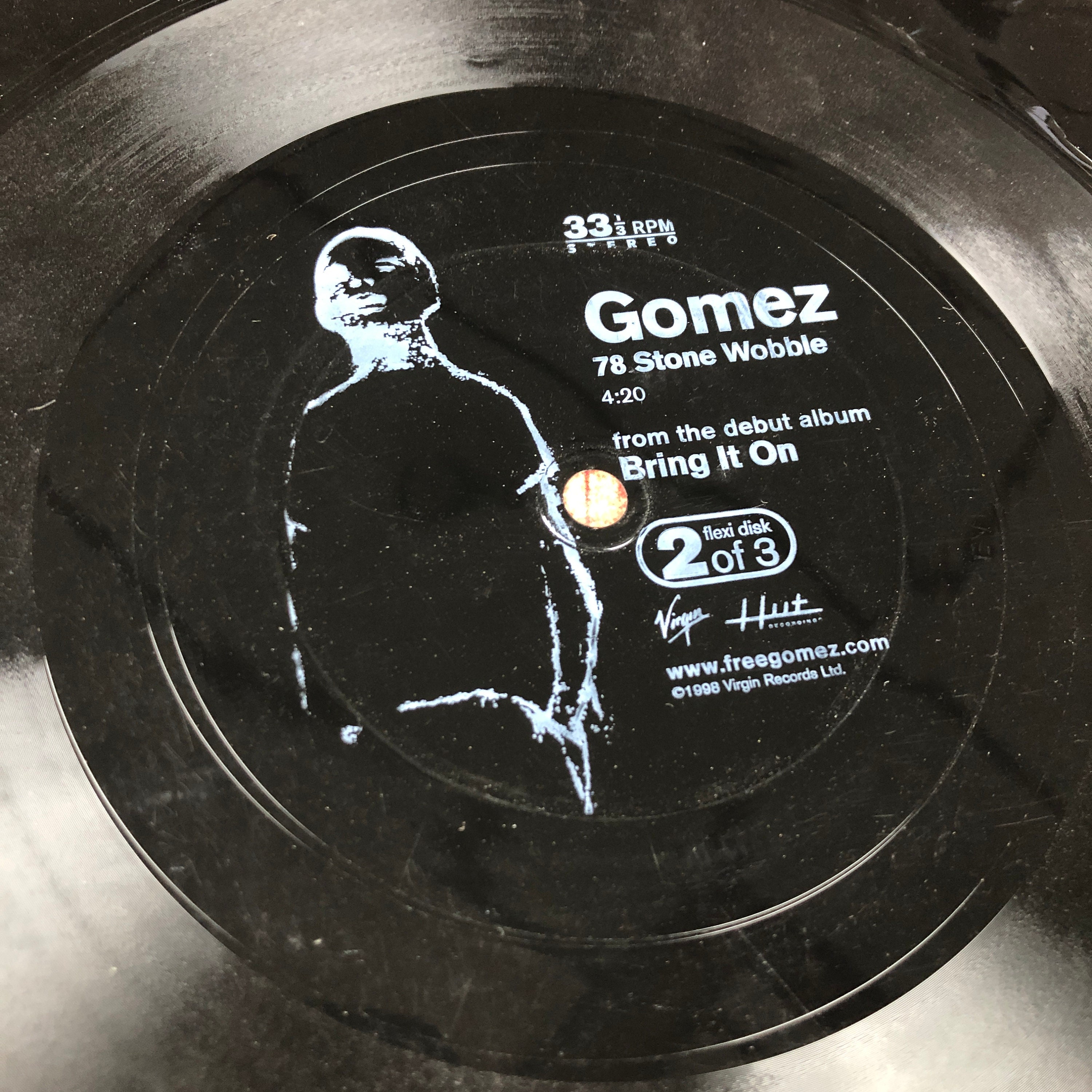 Gomez 78 Stone Wobble Rare Flexi Disc Vinyl 33 1/3 RPM Etsy España