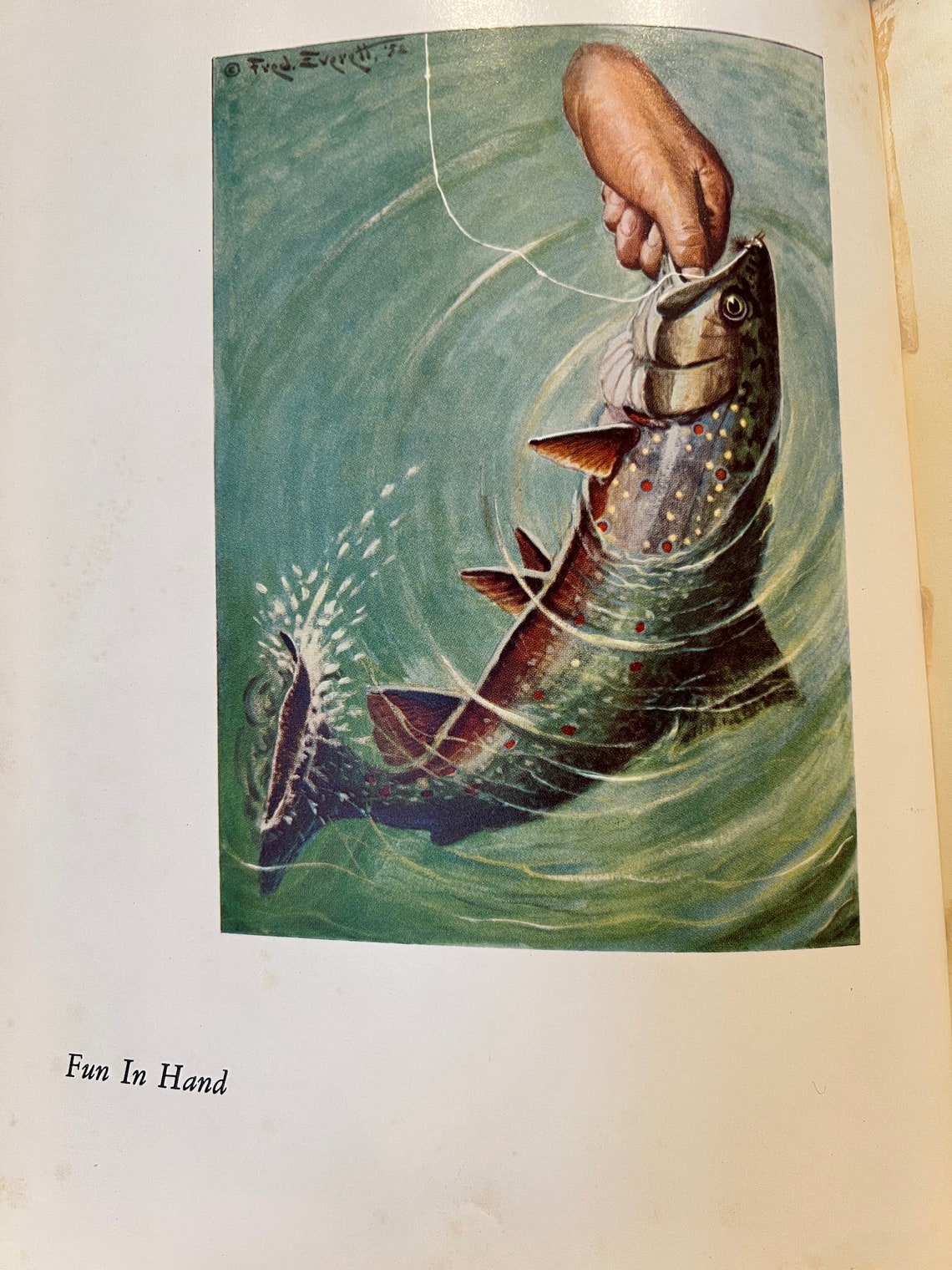 Fun With Trout by Fred Everett the Stackpole Co. 1952 Etsy