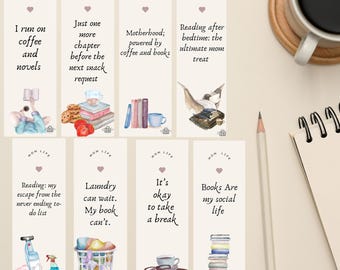 Printable Bookmarks for Moms- Fun and Encouraging Designs for Busy Moms