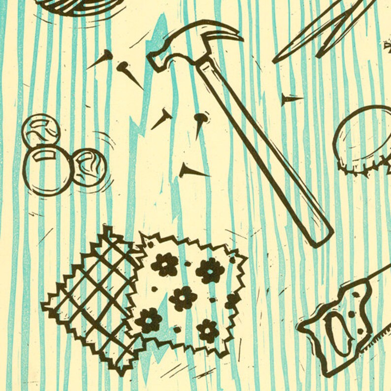 Letterpress Wood Type Poster Etsy