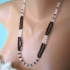 French jet Art Deco Necklace