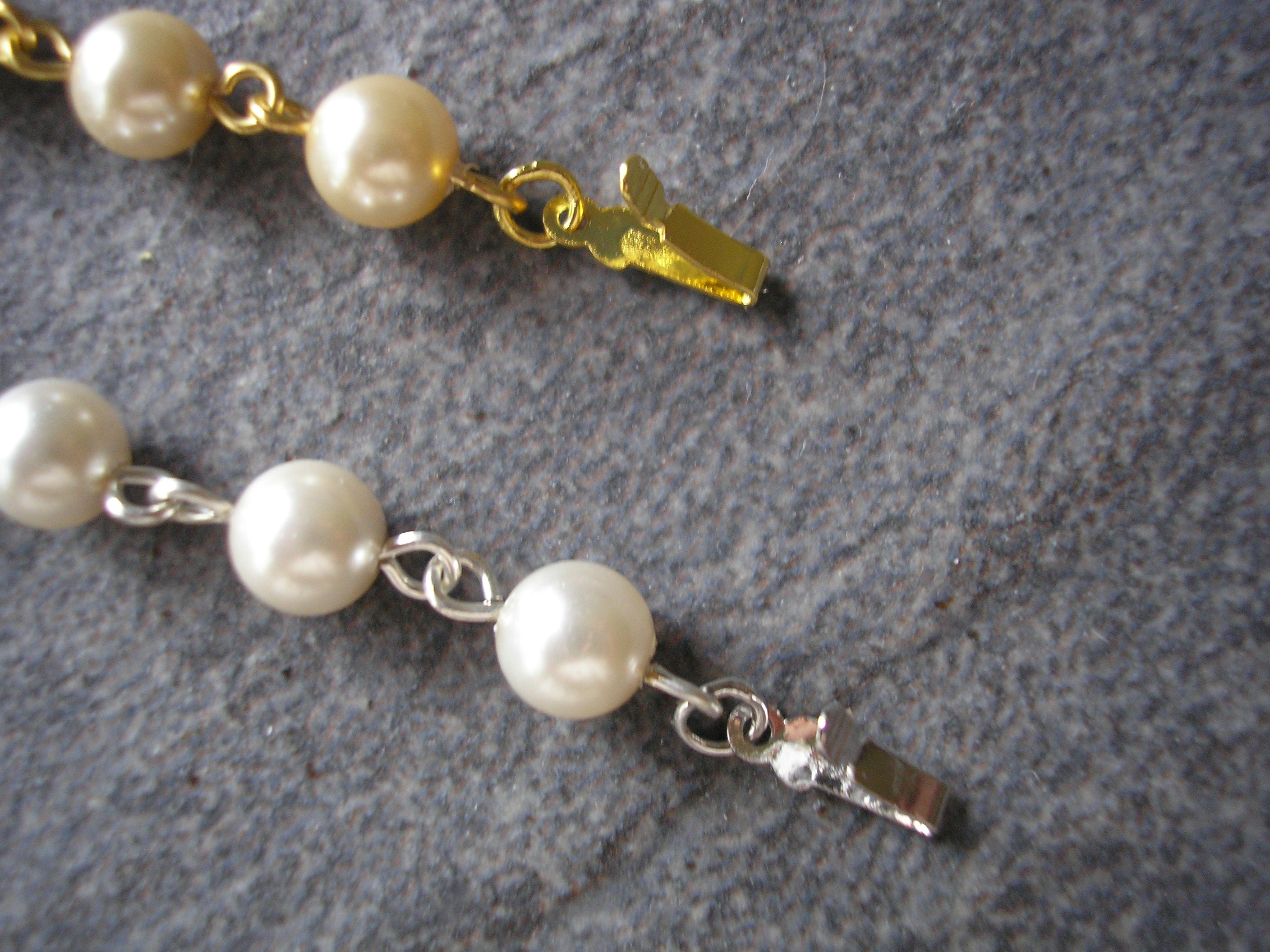Pearl Necklace Extender With Ball Clasp Pearl Extender Etsy UK