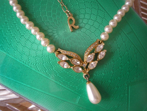 Vintage ROSITA Pearl Necklace Rosita 