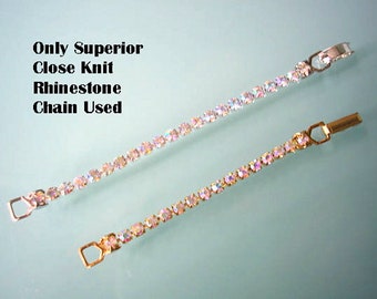 Rhinestone Necklace Extender AURORA 