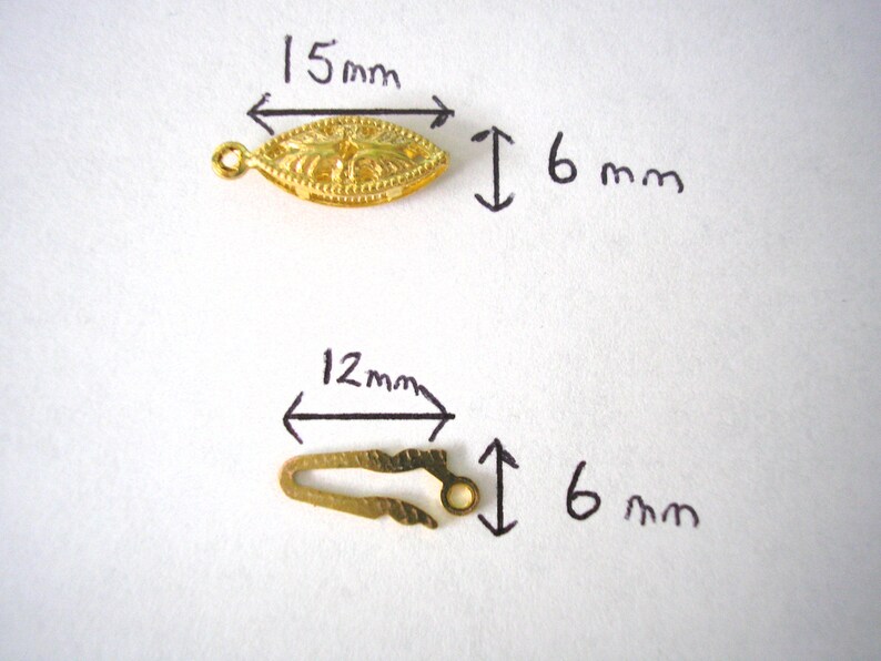 Pearl Necklace Extender With Fish Hook Clasp Pearl Extender Etsy