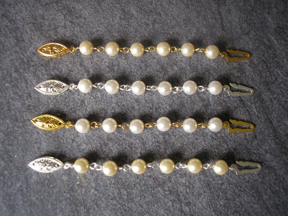 Pearl Necklace Extender With Fish Hook 