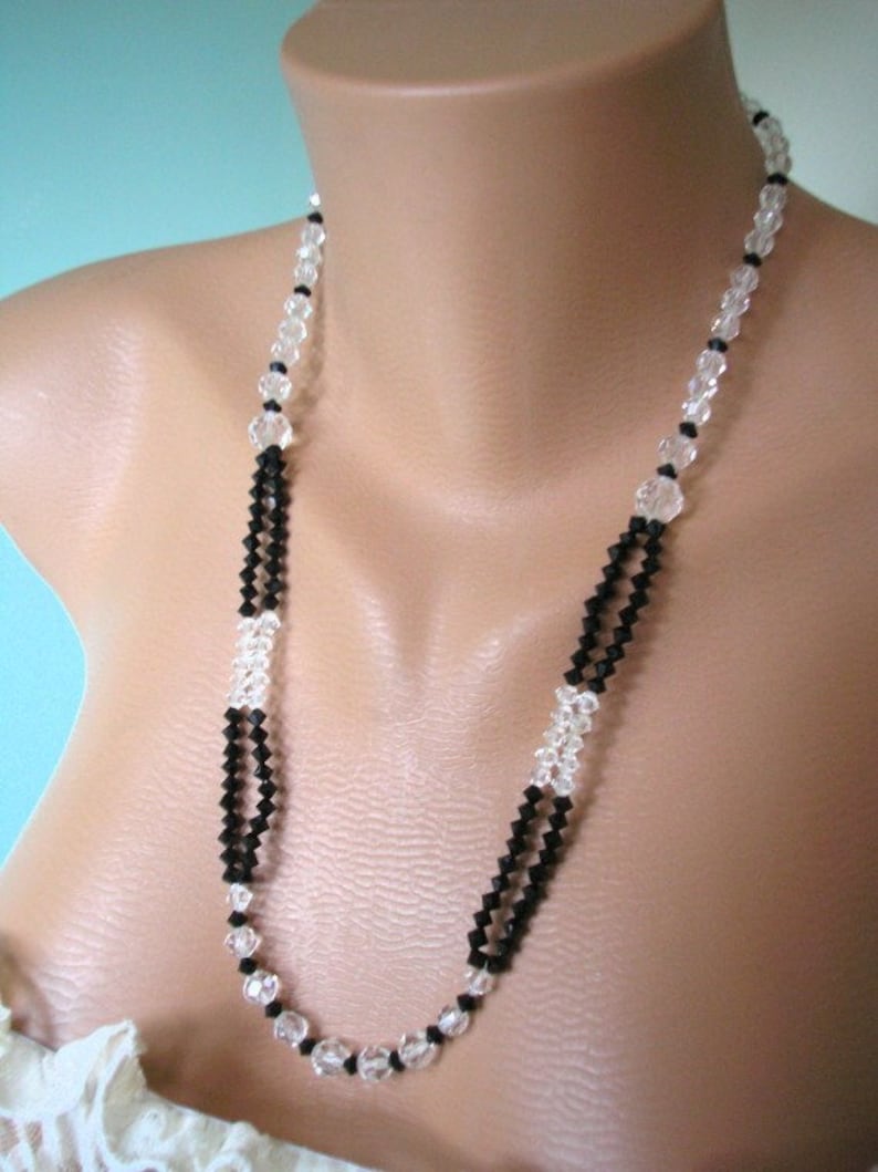 French jet Art Deco Necklace