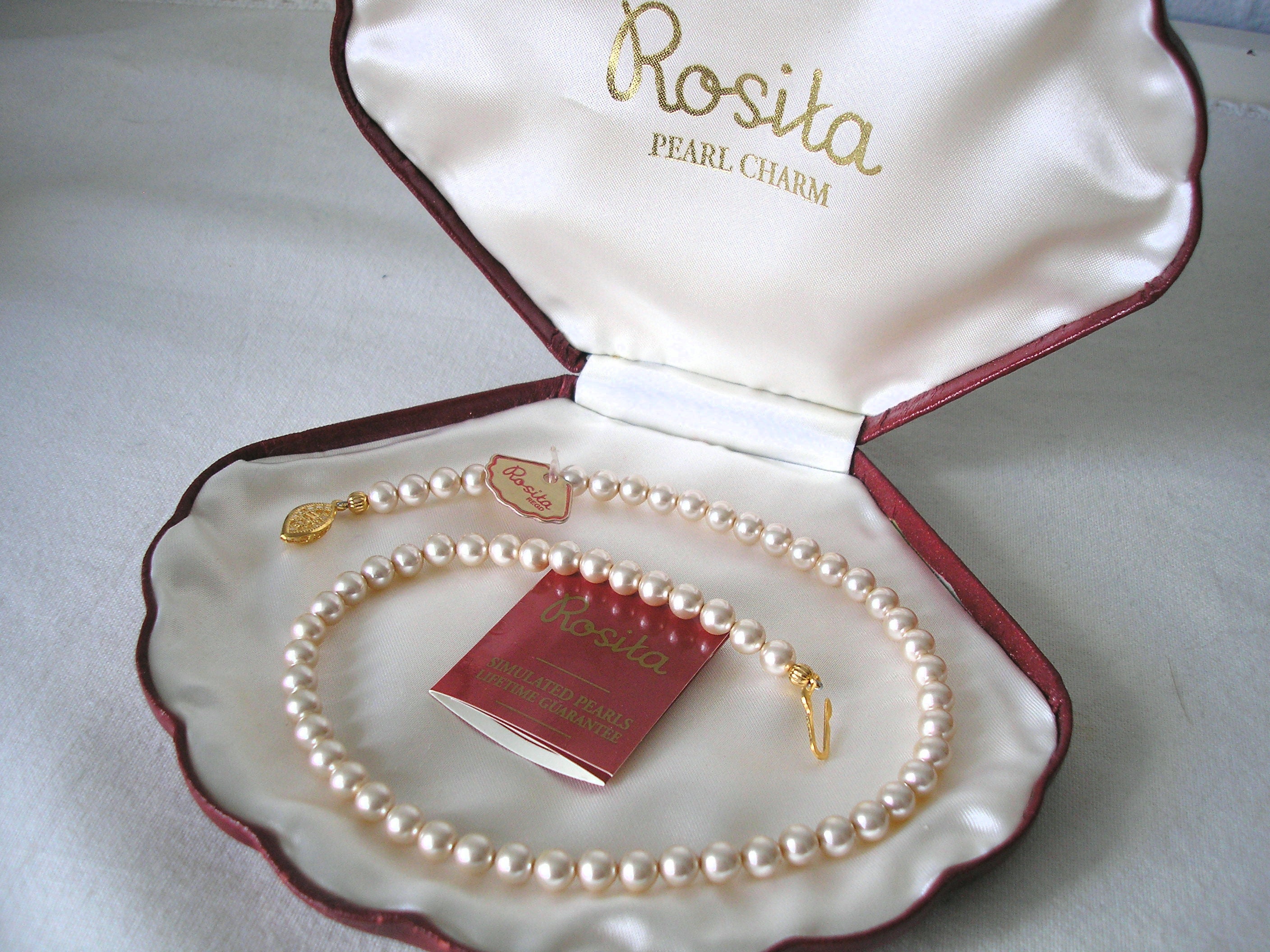 ROSITA Pearl Necklace, Single Strand Pearls, Vintage Pearl Choker, Bridal  Pearls, Dainty Pearls, Pearl Wedding Jewellery, Bridal Jewellery