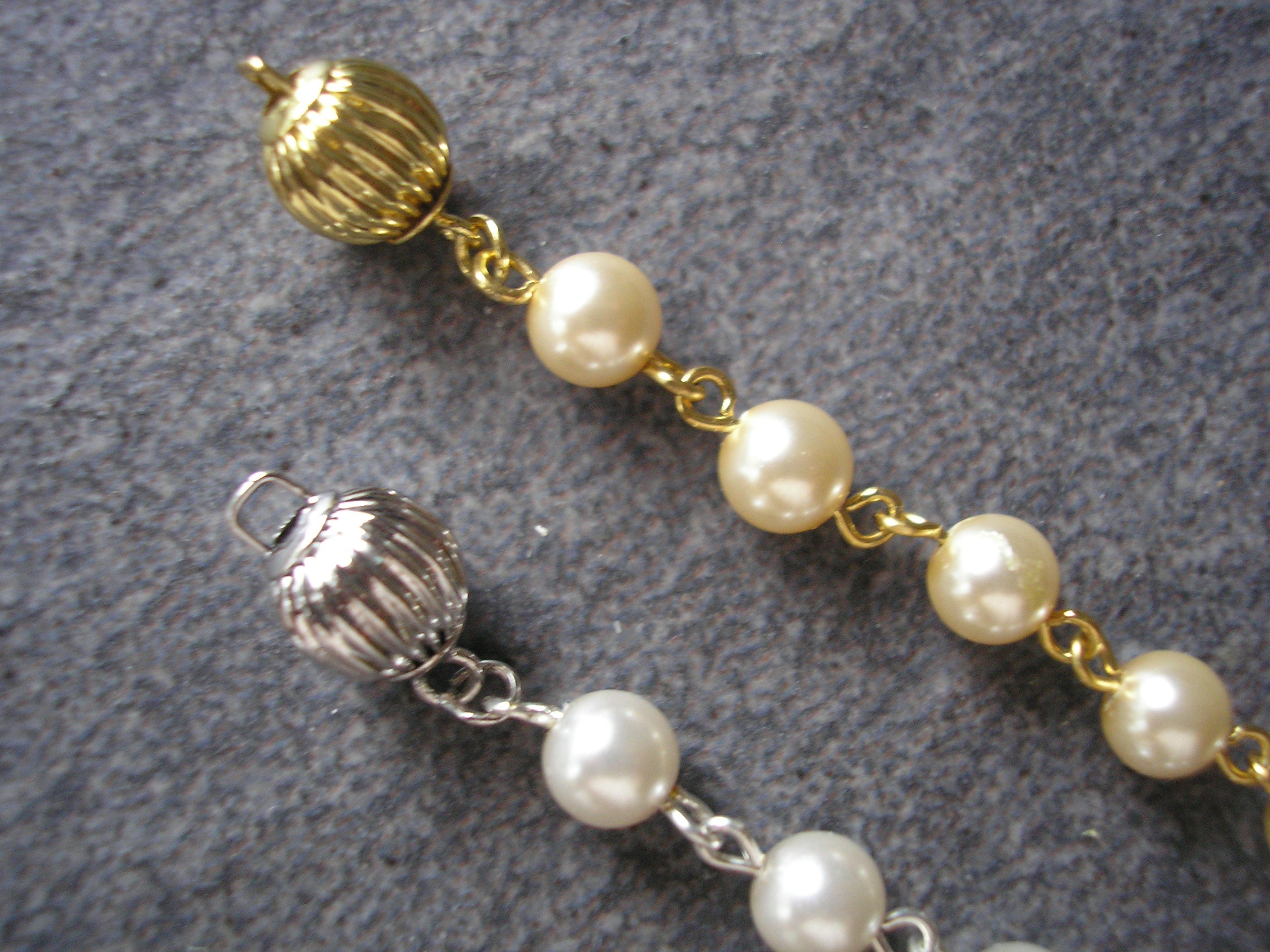 Pearl Necklace Extender With Ball Clasp Pearl Extender Etsy UK
