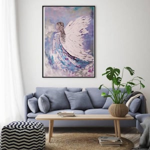 Guardian Angels Pictures, Christian Art Work Printable, Digital Print Christian Watercolor, Christian Art Work Digital Download