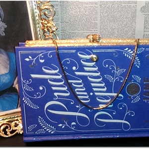 Book Clutch Pride and Prejudice by Jane Austen Literary Vintage Book Purse Made to Order