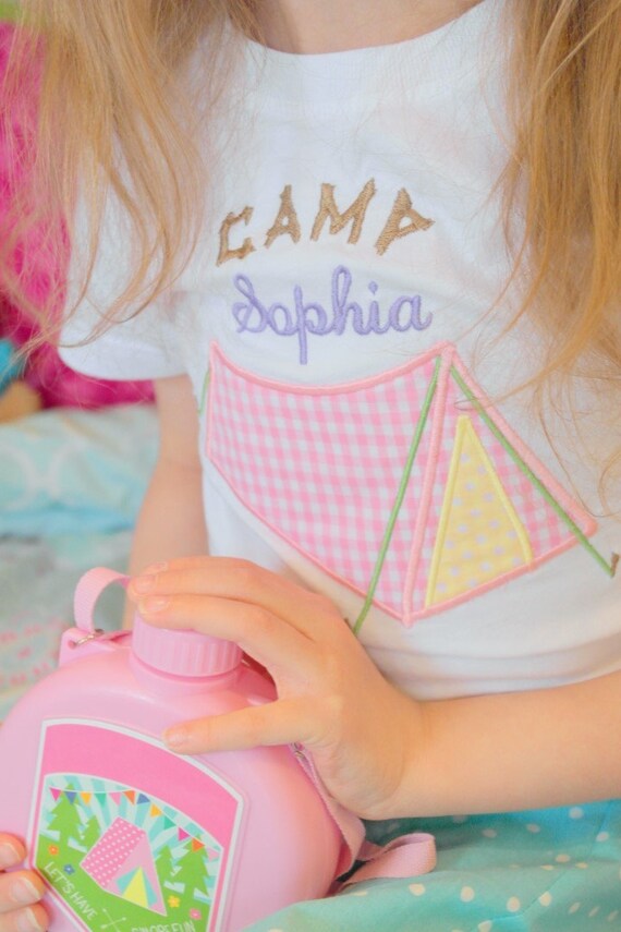 Glamping Birthday Shirt Birthday Party Camp Shirt Tent Camping Birthday Il_570xn