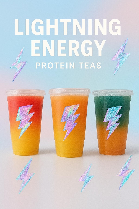 Lightning Energy Specialty Protein Tea Vitamins Caffeine Collagen Protein