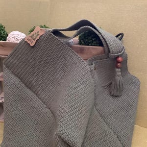 Bolso grande de crochet