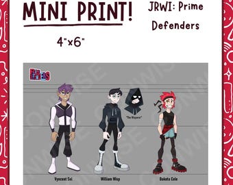 JRWI Prime Defenders - Mini impresión de 4"x6"