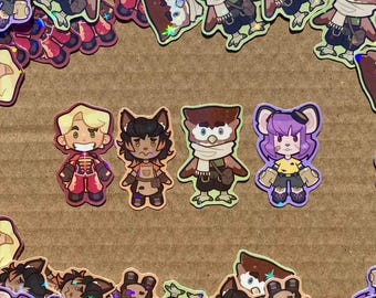 JRWI Wonderlust Stickers - 1.5" Holographic