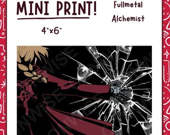 Fullmetal Alchemist - Mini impresión de 10 x 15 cm