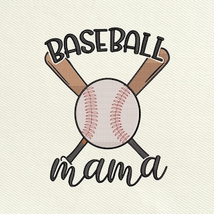Baseball Mama Embroidery Design, Mama Sport Embroidery Design, Game Day Machine Embroidery Files, Mother&#39;s Day Gifts, Instant Download