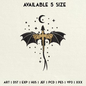 Basgiath War College Embroidery Design, Fourth Wing Embroidery Design File, Fantasy Book Dragon Machine Embroidery Files, Embroidery PES