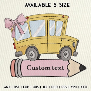 Custom Name Teacher Embroidery Design, Custom Teacher Pencil Embroidery Files, Teacher Life, Back to School, Teacher Appreciation Gift