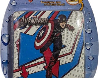 Marvel Avengers Magic Towel - Captain America Design