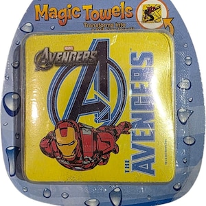 Toalla mágica de los Vengadores de Marvel - Diseño de Iron Man imagen 1