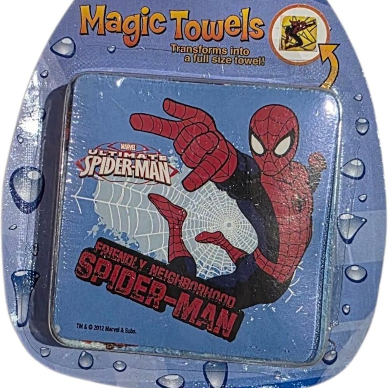 Toalla mágica de Marvel Ultimate Spider-Man - Spider-Man amigable y vecino imagen 1