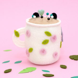 Floral Panda Teacup Pincushion image 4