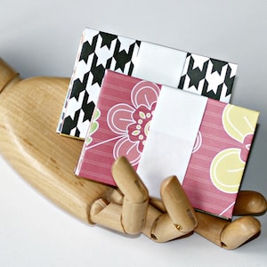 Mini Envelopes - gift card size handmade all occasion assortment assorted colors patterns fun stationery wedding guest book alternative cute