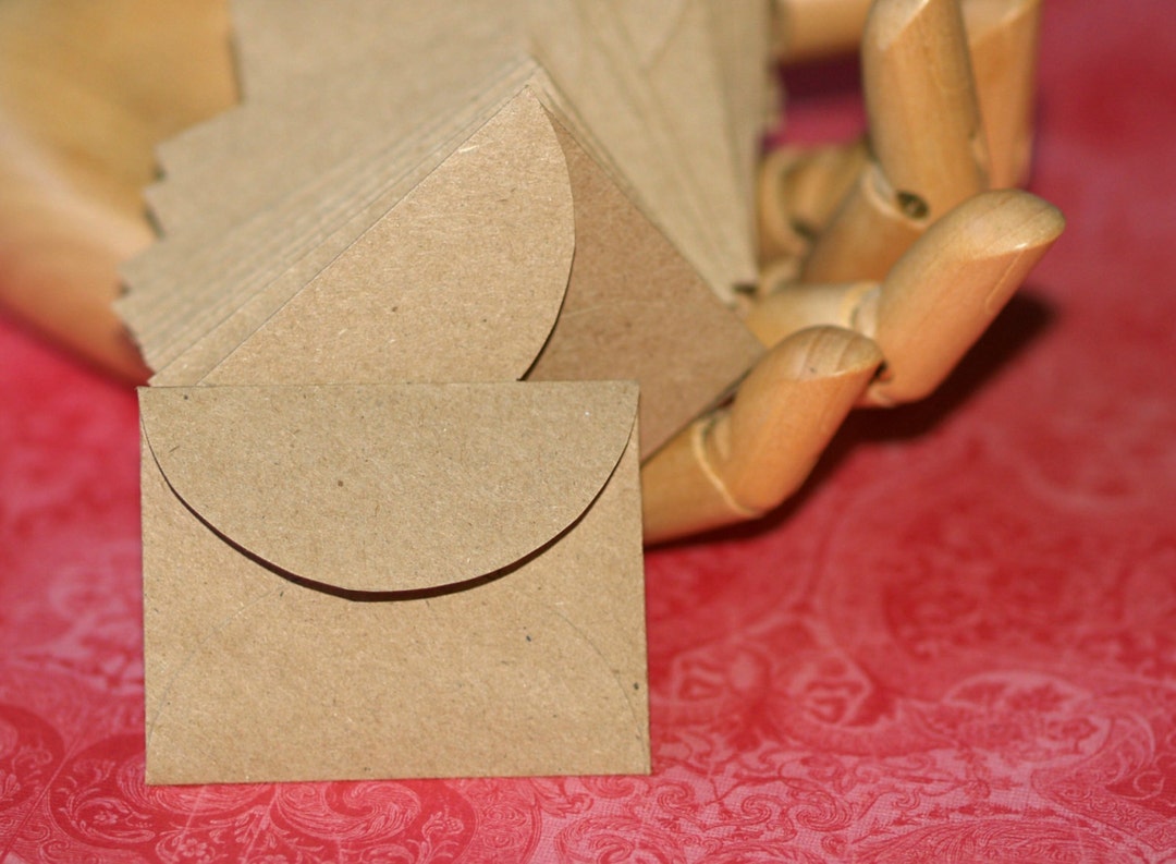 Mini Kraft Envelopes 50 Tiny Envelope Itty Bitty Teeny Tooth Fairy