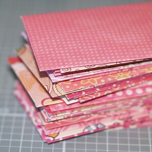 Perfectly Pink ... 20 Mini Envelopes Business Card Size Tiny Small Assortment Gift Enclosures Thank You Notes Wedding Guest Book Alternative image 4