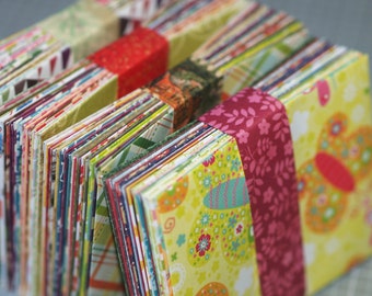 Handmade Envelopes - 3.25" x 4.25" Mini Colorful Assortment Envelopes Thank You Notes Wedding Guest Book Gift Cards Pretty Stationery