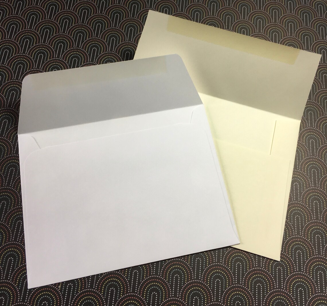 A2 Envelopes 25 4.375 X 5.75 White / Cream Greeting - Etsy