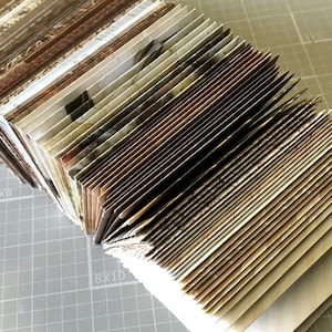 Marron comme du chocolat... 20 mini enveloppes format carte de visite Enveloppes rustiques Assortiment de havane beige Coffrets cadeaux mariage Livre d'or