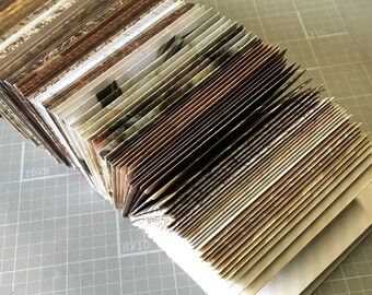 Brown like Chocolate ... 20 Mini Envelopes Business Card Size Rustic Envelopes Beige Tan Assortment Gift Enclosures Wedding Guest Book