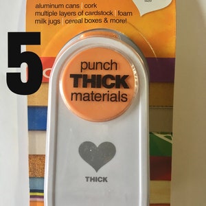 PATIKIL 0.4 Inch 0.6 Inch 1 Inch Heart Punch, 3 Pack Heart Hole Paper Punch  Hole Puncher Shape Punches for Crafting Scrapbooking DIY Card Making