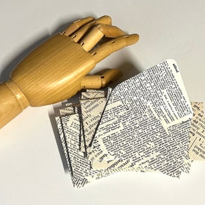 Mini-Umschläge, Wörterbuch-Definitionen - Geschenkkarten im Format 2,75 "x 3,75" (ACEO / ATC) Hochzeitsgästebuch