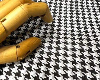 Houndstooth Tissue Wrap - Black and White 15x20 or 20x30 Classical Packaging Gift Wrap Wrapping Paper Supplies Office Coworkers Business