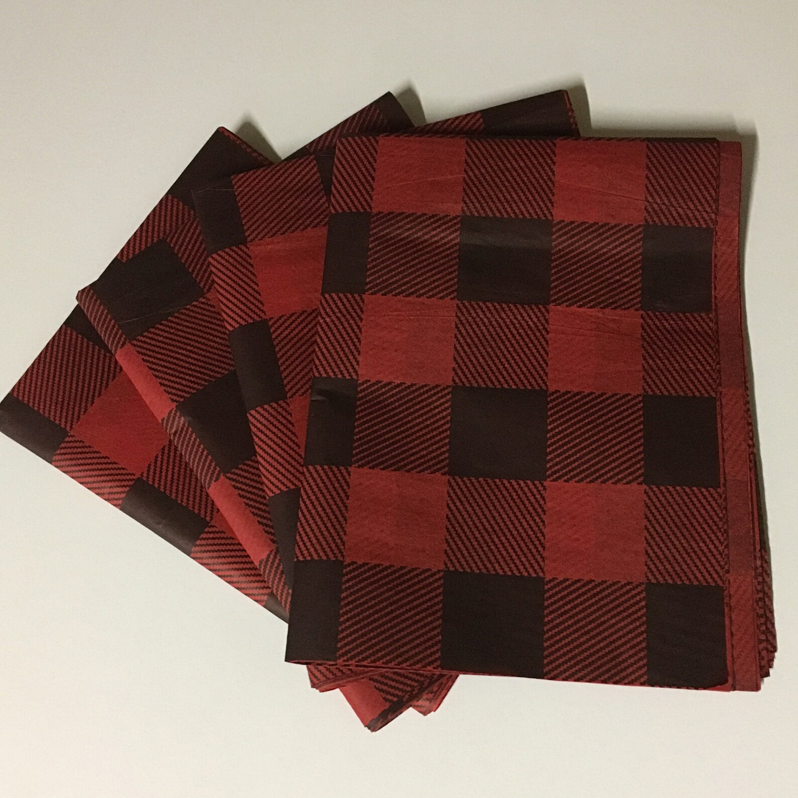 Lumberjack Tissue Paper 15x20 or 20x30 Buffalo Girls Etsy