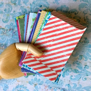 Handmade Coin / Seed Envelopes - 3x5 Colorful Assortment Small Envelopes Thank You Notes Recipe Cards Stationery Pretty Product Packaging