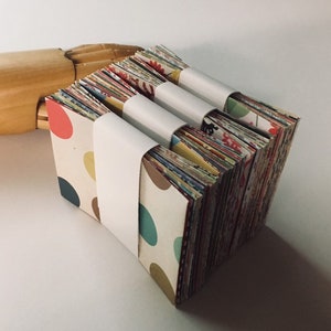 Mini enveloppes faites main - Taille ACEO / ATC 2,75 x 3,75 pouces Assortiment de cartes-cadeaux Notes de remerciement Livre d'or de mariage Alternative colorée et amusante